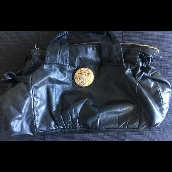 GUCCI BLACK HANDBAG - Picture 1 of 8